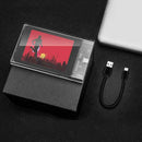 2.5 SATA to USB 3.1 Transparent  Gen 1 Type-C Solid State Drive Box SSD Case