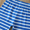 Autumn Toddler Long Sleeve T-shirt Tops Stripe Pants Clothes Set (3-6M)