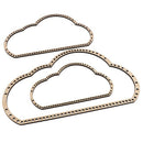 3Pcs Wooden Cloud Shape Knitting Loom DIY Craft Weaving Tool Hand Knitted M B7Y2