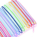 Mini  Colorful lines wash bags Cosmetic Bag New Transparent storage bag RES