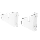 2pc Transparent Skateboard Mounted Display Bracket