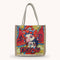 Peking Opera Printed Handbag Women Canvas Shopping Shoulder Bag (Style 2)