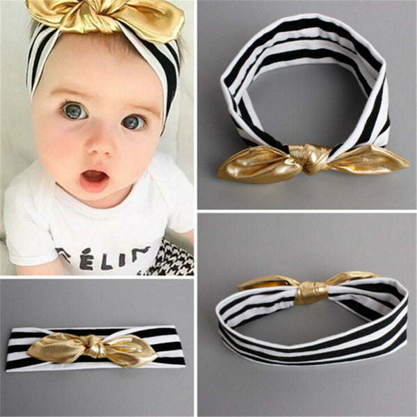 Toddler Girls Baby Kids Big Bow Infant Headband OZ