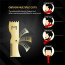 Black Adjustable Beard Shaper Beard Styling Shaping Tool Beard Hair Comb Bru Kw