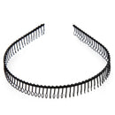 Practical Black Metal Teeth Comb Hairband Hair Hoop Headband For Woman Sexy OS
