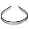 Practical Black Metal Teeth Comb Hairband Hair Hoop Headband For Woman Sexy OS