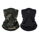 2x Cycling Face Cover Sport Balaclava Scarf Women Men Ski Neck Gaiter Snood