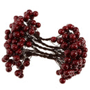 20-mini Branch Artificial Berries Christmas Wedding Bouquet Wreath Red