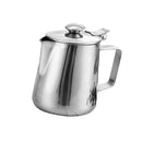 1L Stainless Coffee Pitcher Milk Frothing Jug Kitchen Craft DIY with Lid