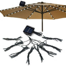 72 Led Solar Powered Umbrella Led String Light Outdoor Garden Wedding Decor
