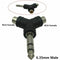 2x Audio Splitter 1 Stereo 6.35mm 1/4 inch Male Plug to 2 RCA Female Jack Y U5R9