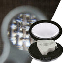 30X 60X Jewelry Magnifier LED Light Eye Loupe Jewelers Retail White Include V4F8
