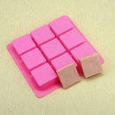 Silicone 4-Square Round Corner Cake Mold DIY Cookie Baking Tool NEW Mold P7 K7Q4