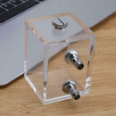 2X(200Ml G1/4 Thread Port Acrylic Pc Water Cooling Tank For Computer Pc Wat