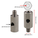 1/8" BSPT Oil Pressure Sensor Tee to NPT Adapter turbo Supply Feed Line Gauge ME