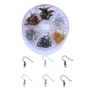 120pcs/Lot 6 Colors Earring Hook Coil Ear Wire for Jewelry Making