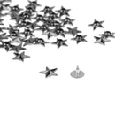 100 Sets Pentagram Spikes Screwback Studs DIY Hand Crafts Cool Rivets Punk