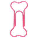 Metal Paper Clips 24 Pieces in PVC Box Bone T2M7