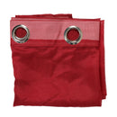 Burgundy Eyelet Telylene Window Treatment Curtain Door Drape Valance 1x2.1M