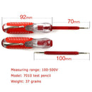 100-500V 2 in 1 Multi-function Electrical Tester Pen Screwdriver Detector