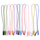 2PCS Adjustable Silicone Glasses Sunglasses chain Eyeglasses Straps Sports B JR