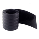 Black Rear Bumper Rubber Pad Kit Guard Sill Plate Trunk Protector Trim Cove E0K9