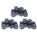 30 Pieces Creative Double Color D6 16mm Dice Role Playing Game for DND