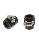 2PCS Replacement Car AN8 Fuel Oil Water Pipe Hose End Finisher Clip Clamp
