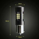 2Pcs Py21W Led Bulb 1156 Bau15S Leds 21 3030Smd Auto Light Bulbs Reverse La