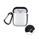 Shockproof Earphone Protective Cover Soft Silicone Case for Airpods (Black)