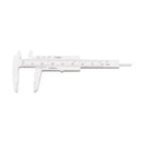 Plastic Vernier Scale Ruler Caliper Metric/ Imperial 0-80mm Reading Whtie