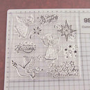Christmas Stars Silicone Clear Stamp for DIY Scrapbooking/Photo Album Decor