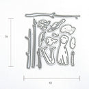 Autumn Landscape Metal Cutting Dies for Scrapbooking DIY Craft Paper Card Making