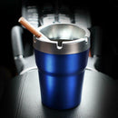 Portable Car Led Smokeless Ashtray Travel Auto Cigarette Smoke Remover Cup