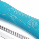 4 Pieces/Sets Of Stainless Steel Fork, Spoon, Chopsticks, Travel Outdoor Ca Q7E7