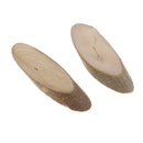 30pcs Oval Wood Log Slices DIY Rustic Craft Wedding Centerpieces Decorations