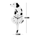 Acrylic Creative Cartoon Cute Dog Wall Clock Home Decor Watch Way Tail Move