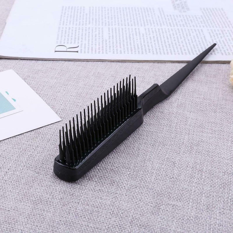 Pointed Tail Comb Prevent Hair Loss Hair Brush Barber Styling Comb (Black)
