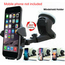 Suction Cup Retractable Car Phone Holder Interior Space Saving Universal Bracket