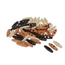 50 Pieces 2 Holes Wooden Horn Toggle Buttons Sewing Clothing Accessories