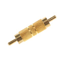 Single RCA Phono Coupler Adapter Connector Male to Male M/M Plug Audio