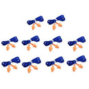 10 Pairs Of Soft Silicone Corded Ear Plugs Reusable Hearing Protection Earp G4O1
