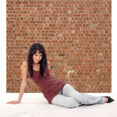 Rustic Red Brick Background Cloth Decoration Photography Props Backdrop A