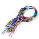 5X(9 x Hippie Style Braided Thread Friendship Bracelets Wrist Ankle Bracel C5F4)