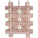 12 Spool Wooden Bobbin Thread Rack and Organizer for Sewing Quilting Embroi M1J5