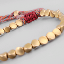 New Beads Lucky Rope Braided Handmade Bracelet Tibetan Buddhist Cotton Copper