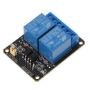 2 Channel DC 5V Relay Switch Module For Arduino Raspberry Pi ARM AVR DSP New