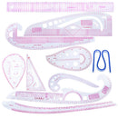 10pcs Multi-Style French Curve Rulers Measure For Tailor Sewing Dressmaking