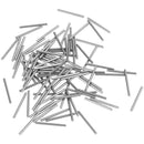 100 Pcs Stainless Steel Dowel Pins Fasten Elements 1.2*15.8mm G6R3