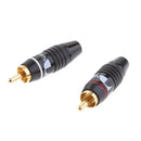 2x RCA Plug Audio Cable Male Connector